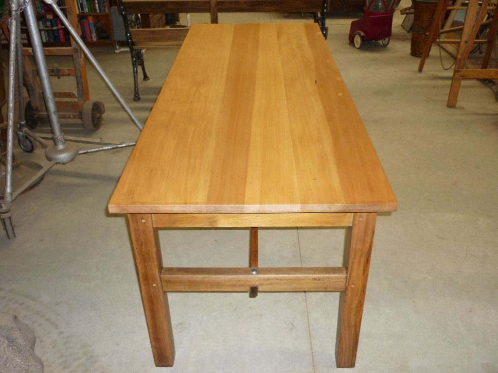 Kauri Pine Hardwood Table Fully Restored Hermitage Road Antiques