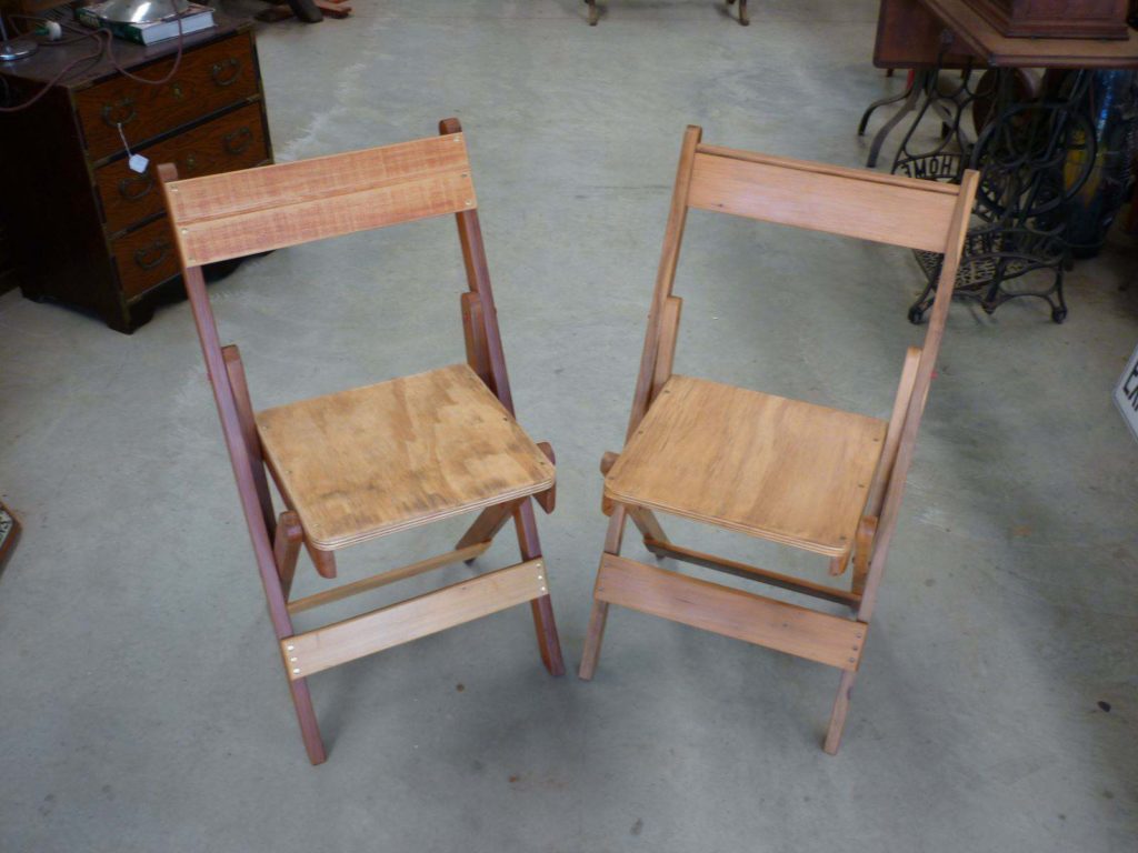 Folding Chairs Kauri Pine Cedar Manufactured In Our Workshop