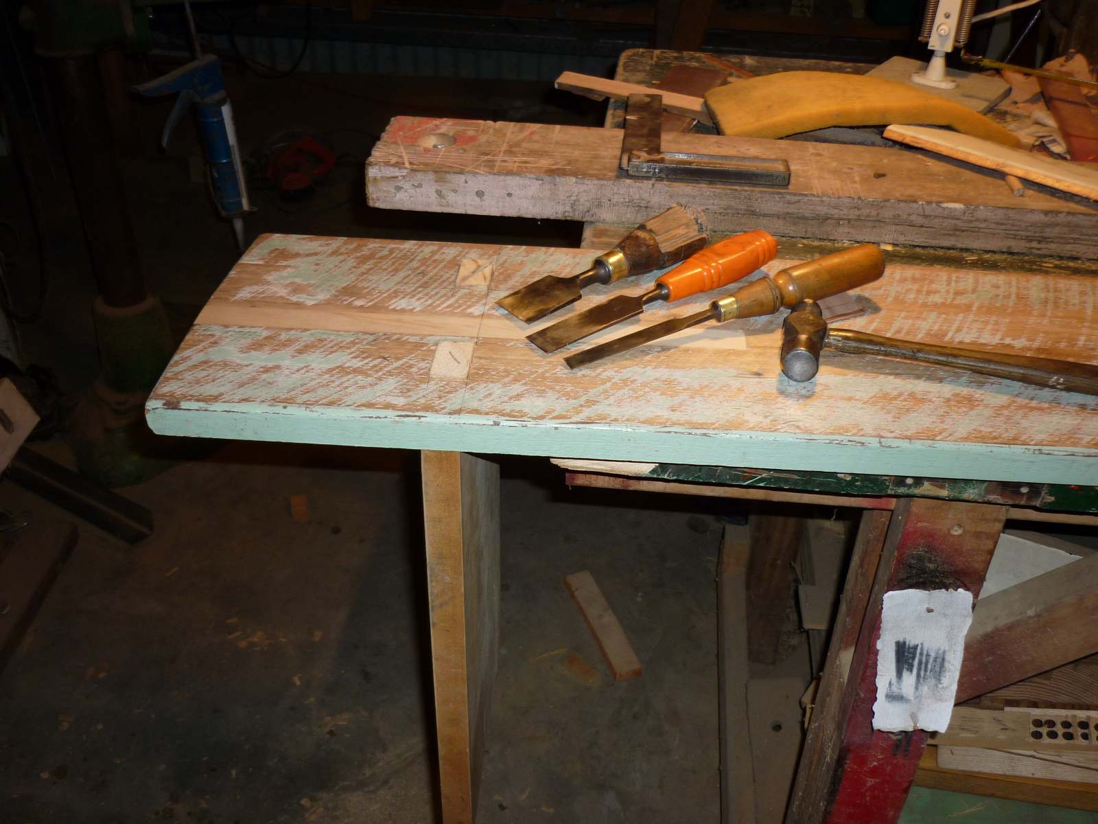Hardwood Benchform work in Progress # 2