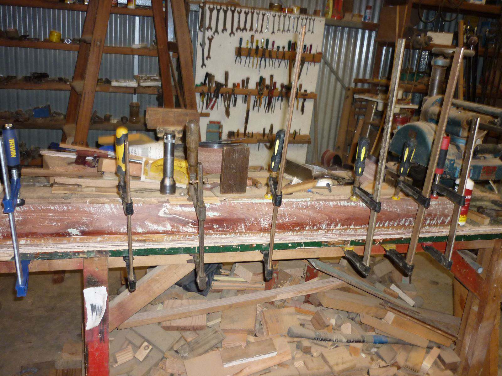 Work in Progress. Hardwood Bench Form