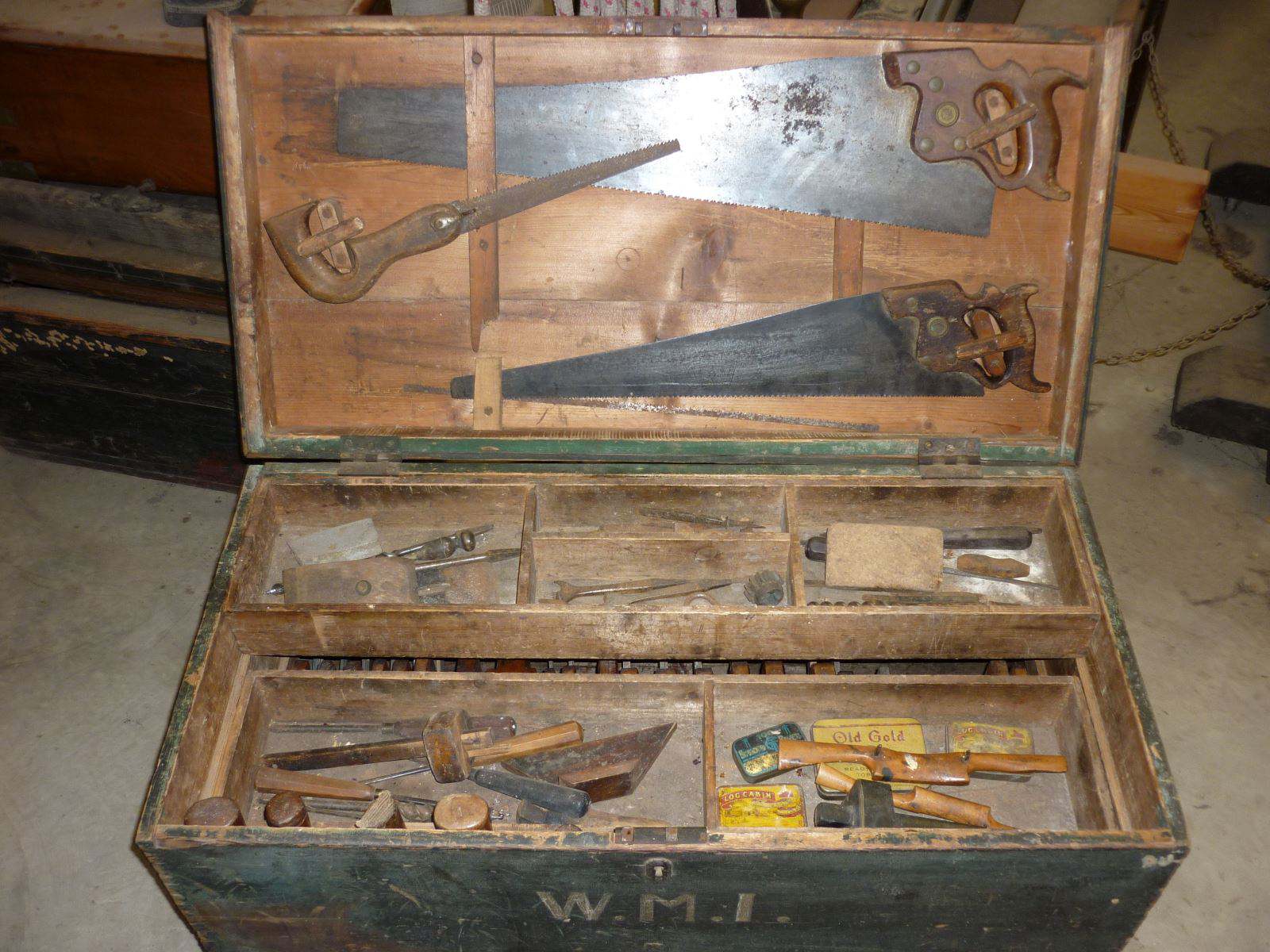 Antique Carpenters Tools in Original Box