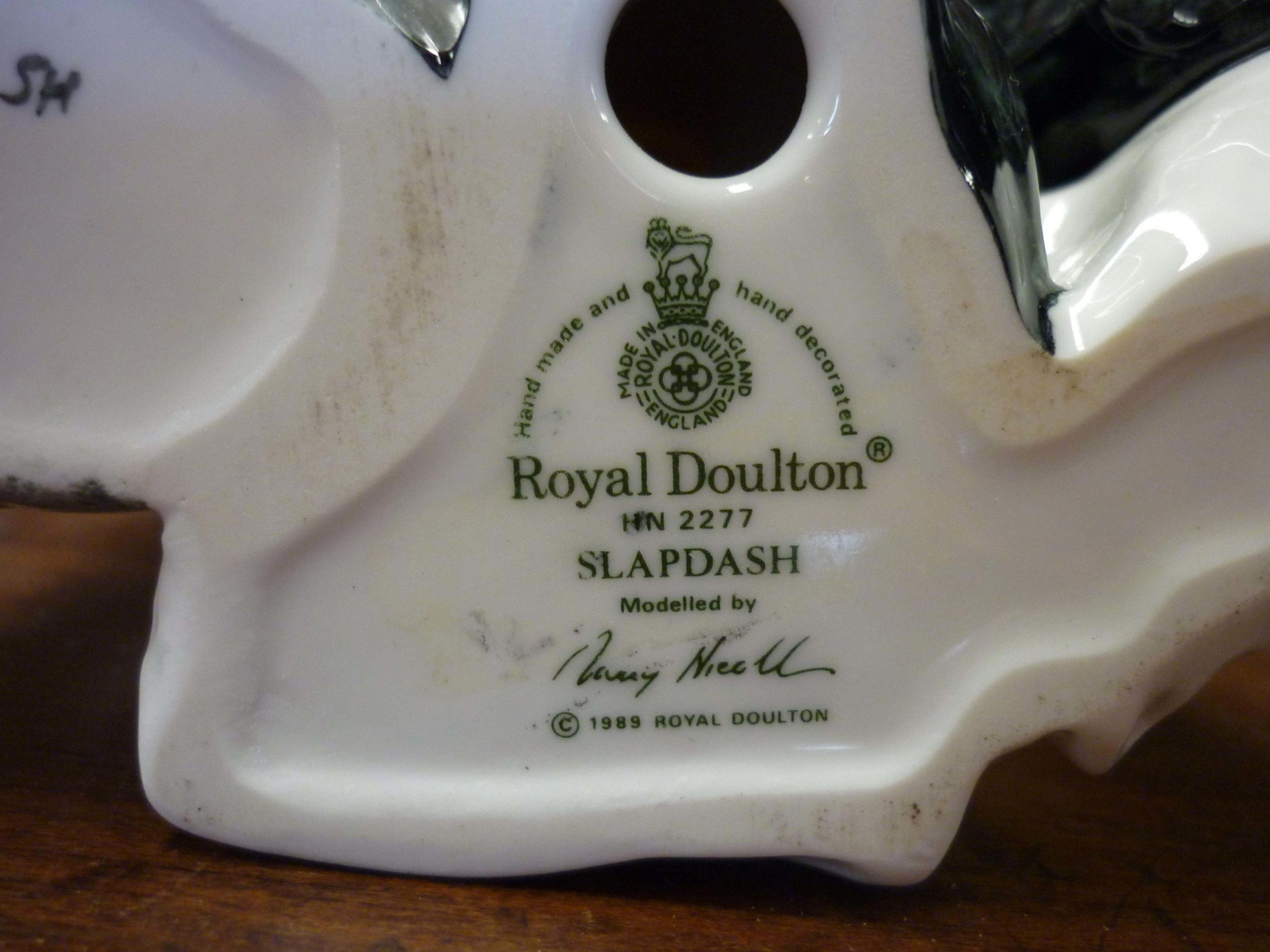 Royal Doulton  Slap Dash Base